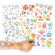 100 Kindertattoos zum Aufkleben – Roboter und Monster