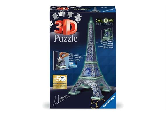 3D Puzzle Eiffelturm - 50 Jahre blaues Dreieck