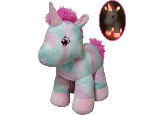 Amia Plüsch Einhorn Glow in the Dark, 30 cm