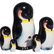 Babuschka Kaiser Pinguin 5 Stück, 12.7 cm | Bild 2