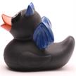 Badeente Fledermaus - schwarz/blau | Bild 4