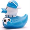 Badeente Fussball Fan - blau | Bild 4