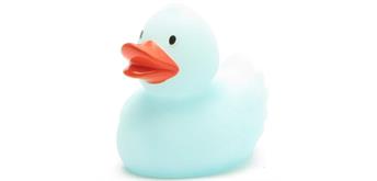 Badeente Glow in the Dark - blau