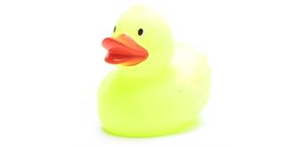 Badeente Glow in the Dark - gelb