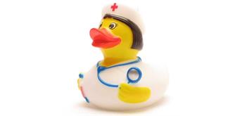 Badeente Krankenschwester