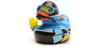 Badeente Taucher