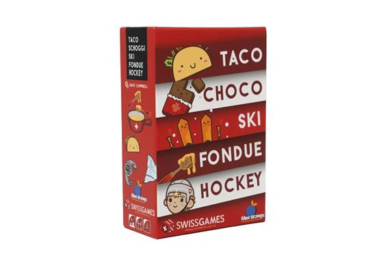 blue orange - Taco Schoggi Ski Fondue Hockey