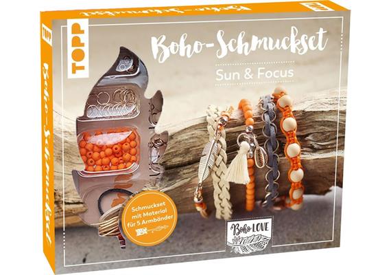 Boho-Schmuckset Sun & Joy (Orange)