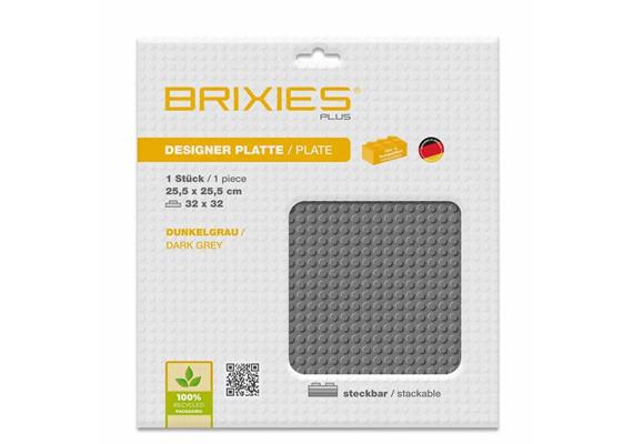 Brixies - Bodenplatten Basic dunkelgrau 32 x 32