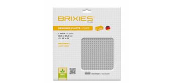 Brixies - Bodenplatten Basic hellgrau 32 x 32