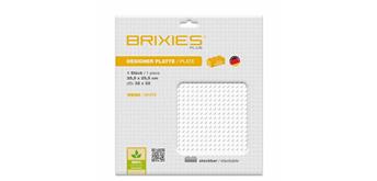 Brixies - Bodenplatten Basic weiss 32 x 32