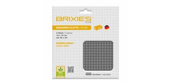 Brixies - Bodenplatten Doppelpack dunkelgrau 20 x 20