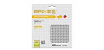 Brixies - Bodenplatten Doppelpack hellgrau 20 x 20