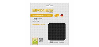 Brixies - Bodenplatten Doppelpack schwarz 20 x 20