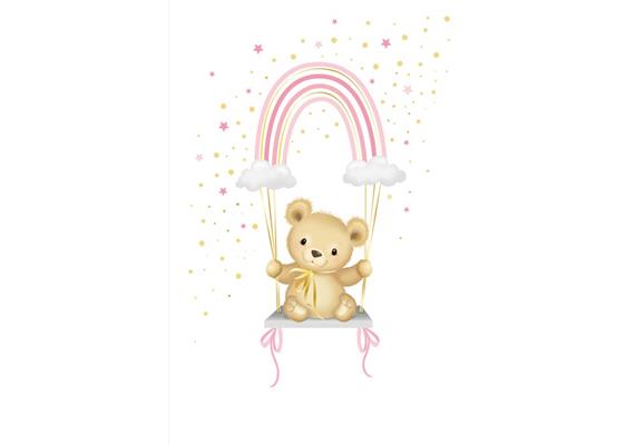 Card Group Karte Pink Rainbow Teddy