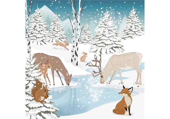 Card Group Karte Shiny Reindeers