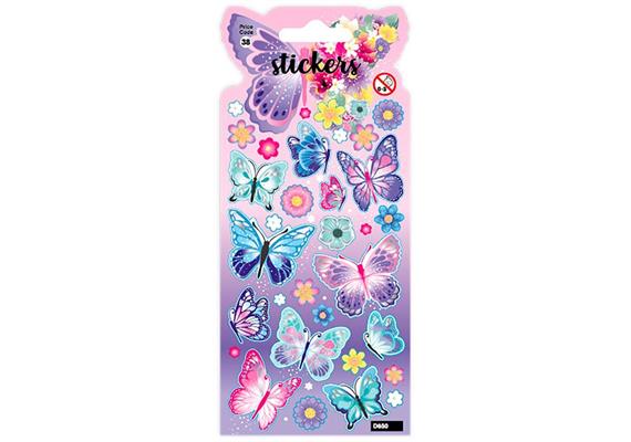 Card Group Stickers Butterflies