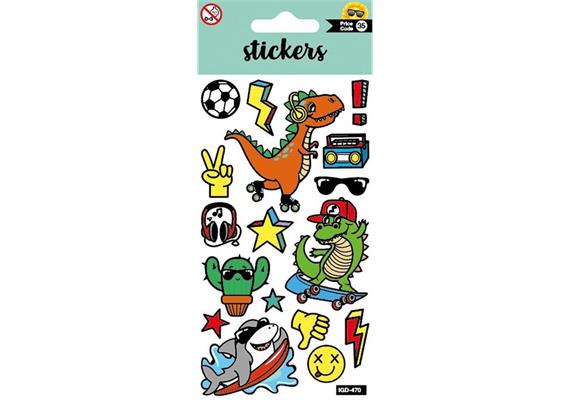 Card Group Stickers Cool Animals