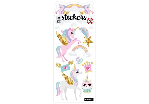 Card Group Stickers Handmade Unicorn