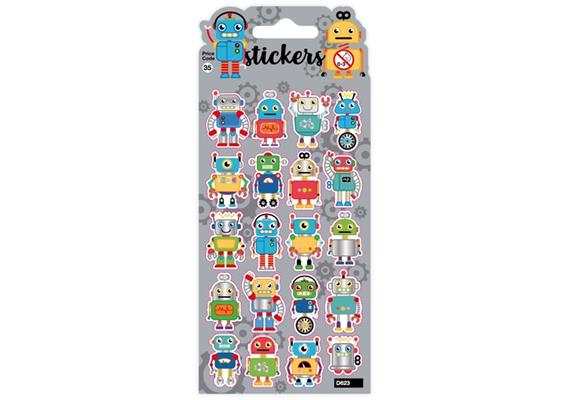 Card Group Stickers Robot