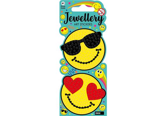 Card Group Stickers Smiling Jewellery