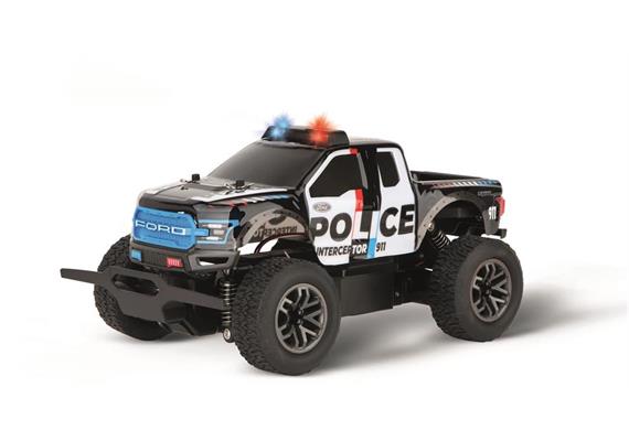 Carrera 1:18 RC Ford F-150 Raptor Police 2.4 GHz Digital Proportional