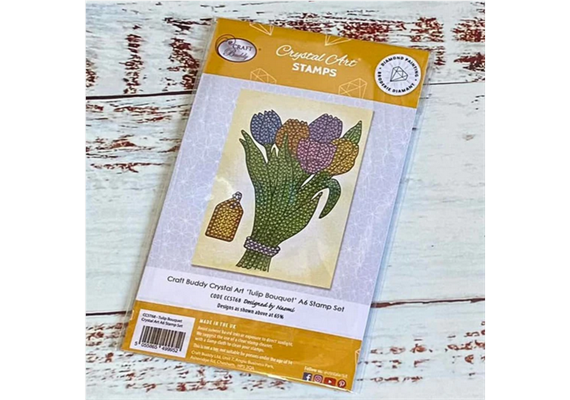 Crystal Art A6 Stamp "Tulip Bouquet"