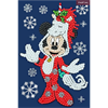 Crystal Art Card Festive Minnie, 10 x 15 cm