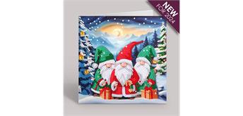 Crystal Art Card Kit Arctic Friends 18 x 18 cm