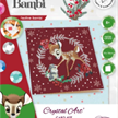 Crystal Art Card Kit "Festive Bambi" 18 x 18 cm | Bild 2