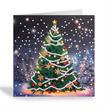 Crystal Art Card Kit Festive Fir 18 x 18 cm | Bild 2