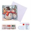 Crystal Art Card Kit Frosty & Merry 18 x 18 cm | Bild 4