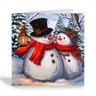 Crystal Art Card Kit Frosty & Merry 18 x 18 cm | Bild 2