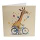 Crystal Art Card Kit Giraffe 18 x 18 cm