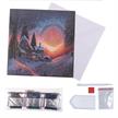 Crystal Art Card Kit Twilight Glow 18 x 18 cm | Bild 4