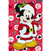 Crystal Art Card Santa Mickey, 10 x 15 cm