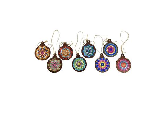 Crystal Art Hanging Baubles - Mandala Mayhem