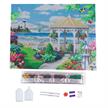 Crystal Art Kit Coastline 40 x 50 cm mit Rahmen | Bild 2