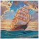 Crystal Art Kit Courageous Voyage 30 x 30 cm mit Rahmen