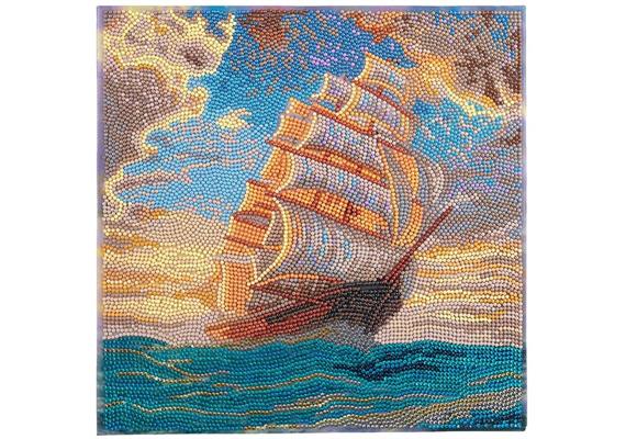 Crystal Art Kit Courageous Voyage 30 x 30 cm mit Rahmen