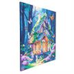 Crystal Art Kit Fantasy House 40 x 50 cm, mit Rahmen | Bild 3