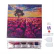 Crystal Art Kit Lavender Field 30 x 30 cm mit Rahmen | Bild 2