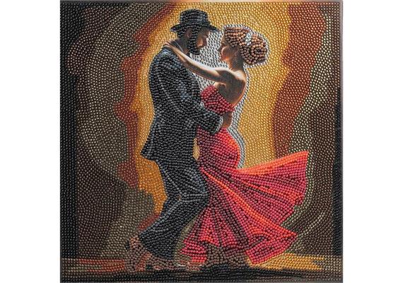 Crystal Art Kit Midnight Dance 30 x 30 cm mit Rahmen