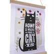 Crystal Art Kit Mini Scroll Cat at Home 20 x 30 cm | Bild 2