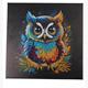 Crystal Art Kit Owl 30 x 30 cm mit Rahmen