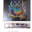 Crystal Art Kit Owl 30 x 30 cm mit Rahmen | Bild 4