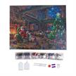 Crystal Art Kit Santa's Workshop 40 x 50 cm mit Rahmen | Bild 2