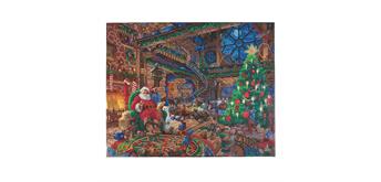 Crystal Art Kit Santa's Workshop 40 x 50 cm mit Rahmen