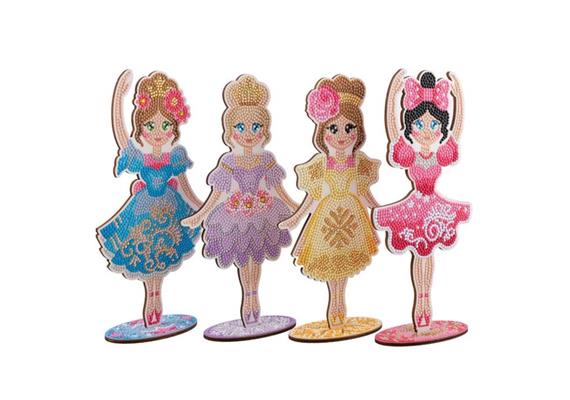 Crystal Art Nutcrakers MDF - Ballerinas