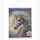 Crystal Art Scroll Cosmic Unicorn, 40 x 50 cm